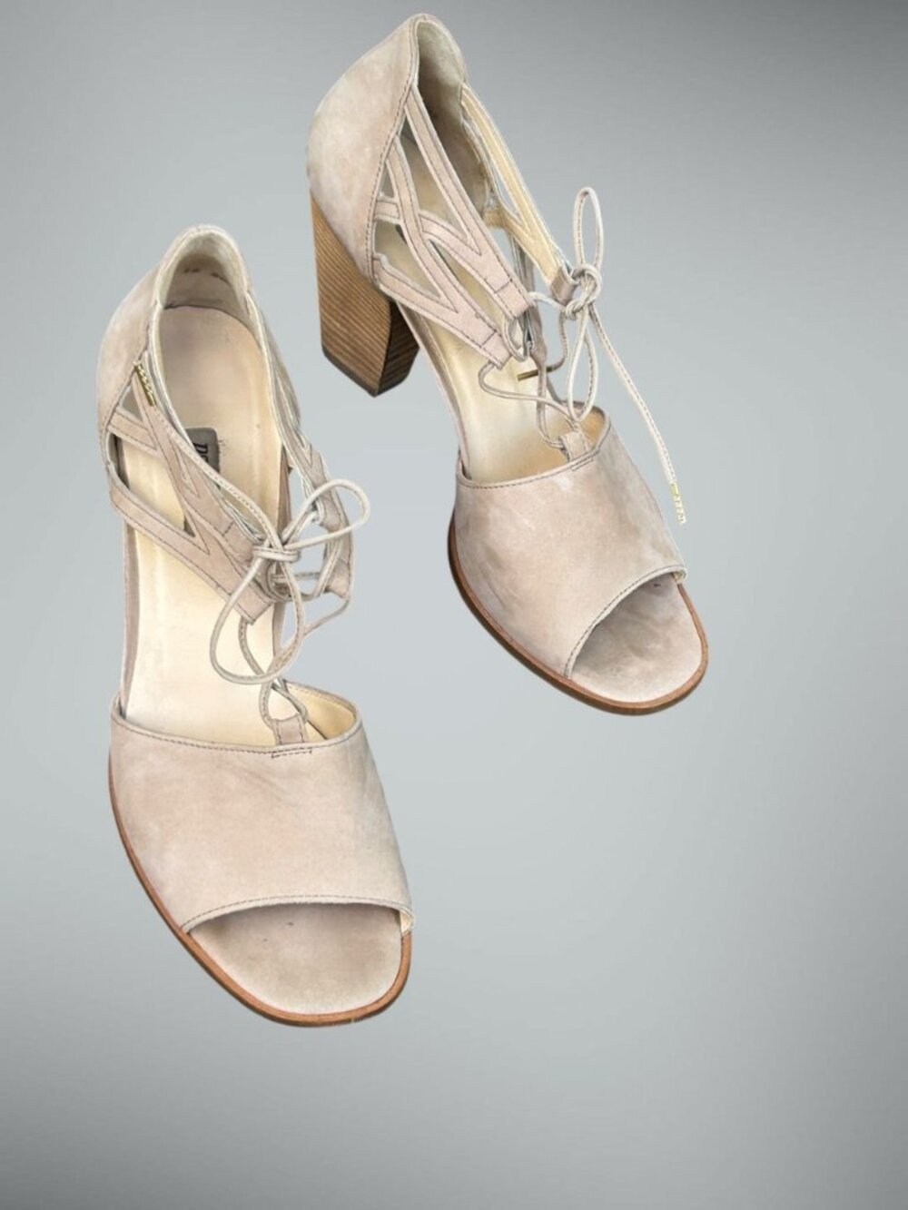 Paul Green Marsha Gillie Sandals Stacked Heels Size UK 7 US 9.5